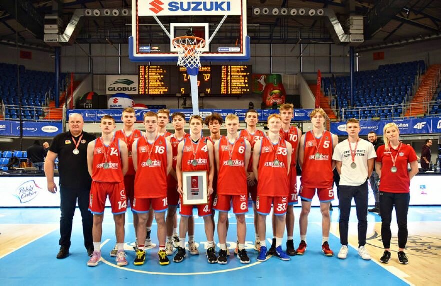 Srebrny medal młodzieżowej drużyny GTK Gliwice
