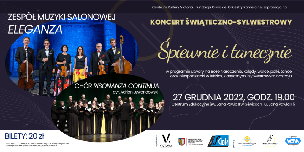Koncert świąteczno-sylwestrowy w Gliwicach