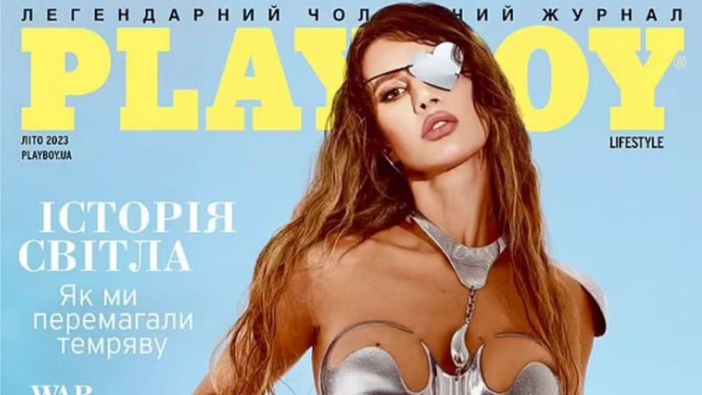 Pierwszy ukraiński Playboy od czasu rosyjskiej inwazji przedstawia ocalałego z zamachu