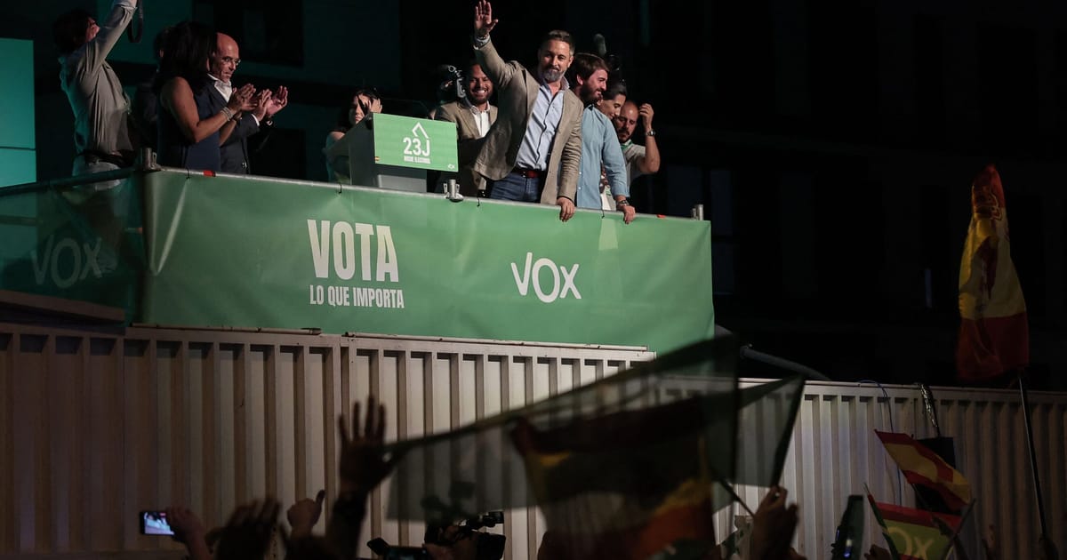 Wybory w Hiszpanii: skrajnie prawicowy Vox obiecuje „za darmo” poprzeć konserwatywnego Feijóo