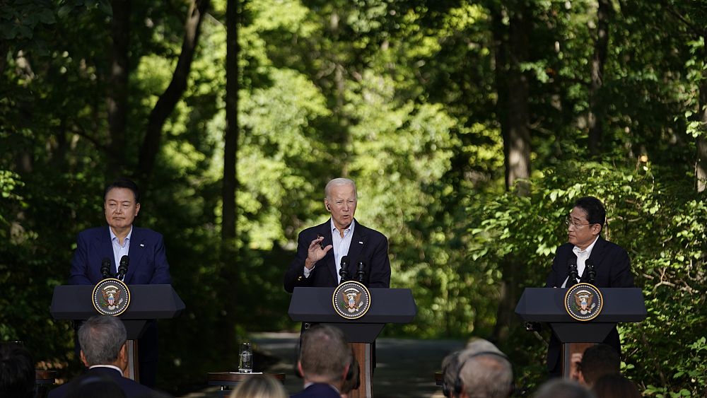 USA, Japonia i Korea Południowa postanawiają zacieśnić więzi bezpieczeństwa na szczycie w Camp David
