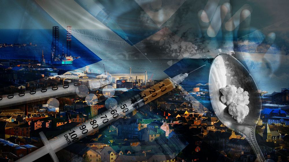 Liczba zgonów spowodowanych narkotykami w Szkocji pozostaje najwyższa w Europie, pomimo niewielkiego spadku ostatnich danych