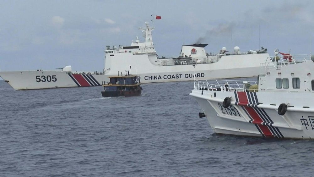 Chińskie statki blokują filipińską straż przybrzeżną podczas ostatniego starcia na Morzu Południowochińskim