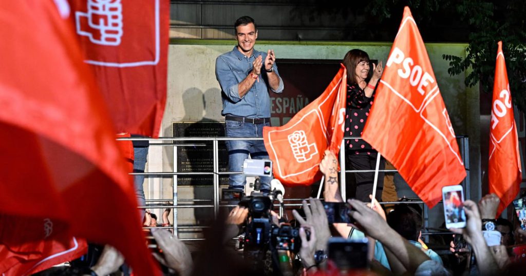 Trudna droga Sáncheza do zwycięstwa po szokującym wyniku wyborów w Hiszpanii
