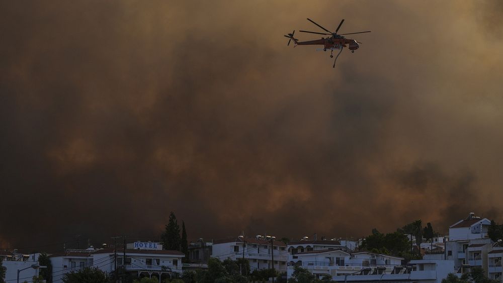 UE wysyła do Grecji więcej samolotów strażackich w związku z szalejącymi pożarami