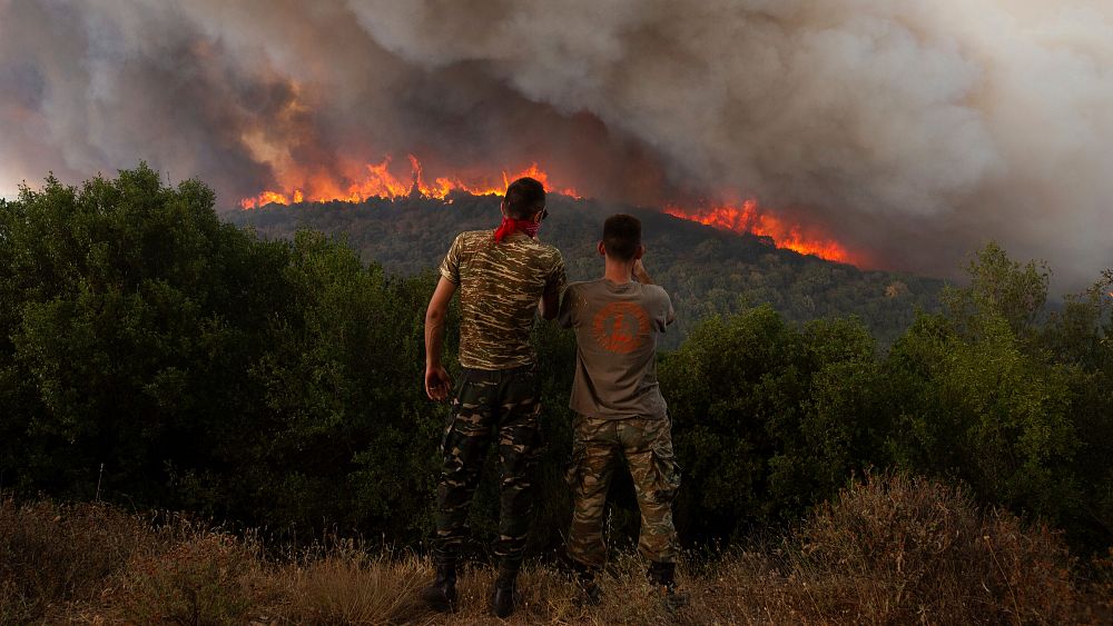 W związku z szalejącymi pożarami grecka straż pożarna aresztowała dwie osoby za podpalenie