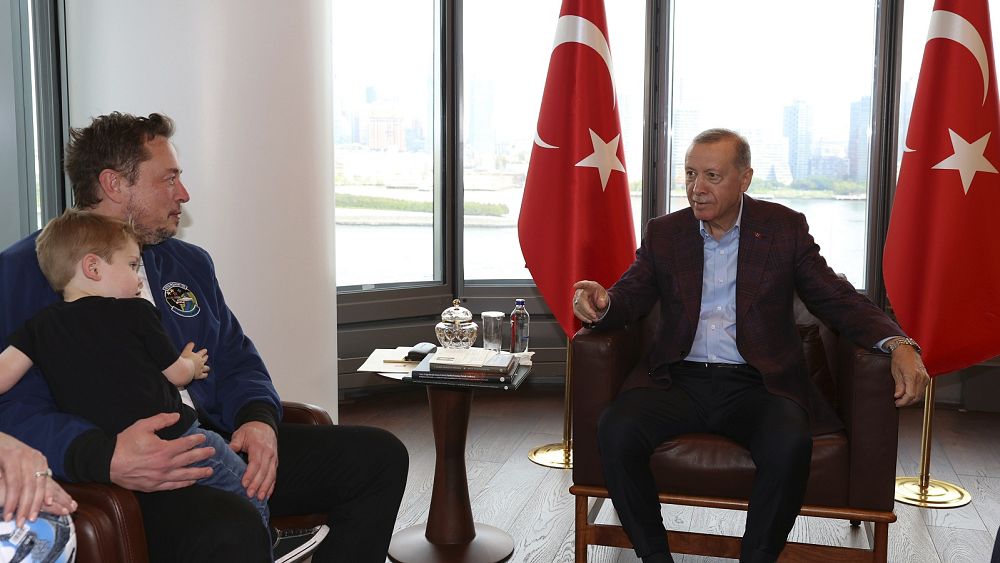 Prezydent Turcji Erdogan spotyka się z Elonem Muskiem, aby omówić otwarcie nowej fabryki Tesli w Turcji