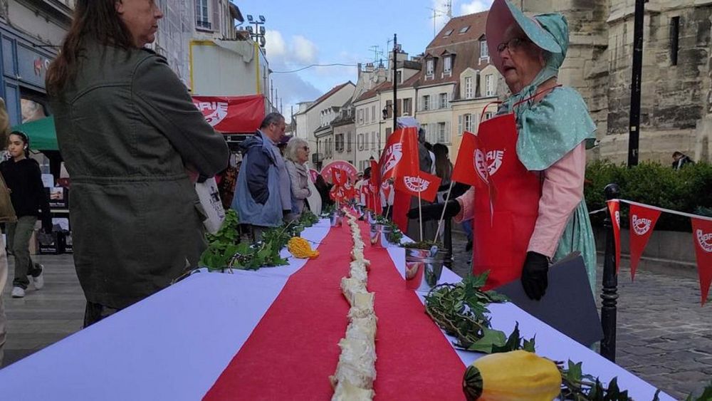 Francja bije rekord świata w najdłuższym kawałku Brie.  Może.