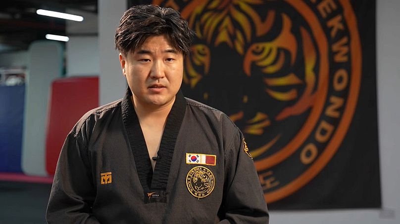 Sungjin Kim, właściciel i mistrz taekwondo, Kim's Xtreme Taekwondo