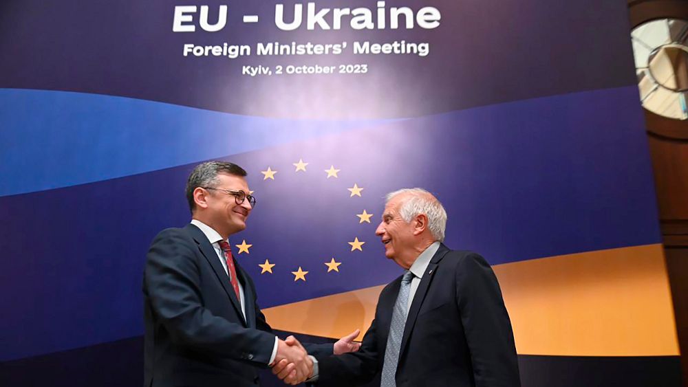 Na żywo.  Ministrowie spraw zagranicznych UE organizują konferencję prasową w Kijowie