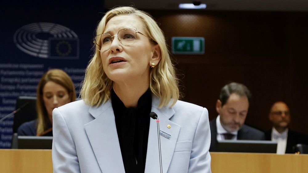 Cate Blanchett wzywa UE, aby „umieściła ludzkość z powrotem w centrum i sercu” polityki azylowej