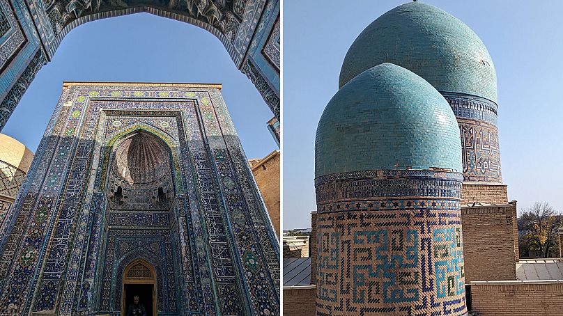Shah-i-Zinda to jedno z najbardziej imponujących miejsc w Samarkandzie.