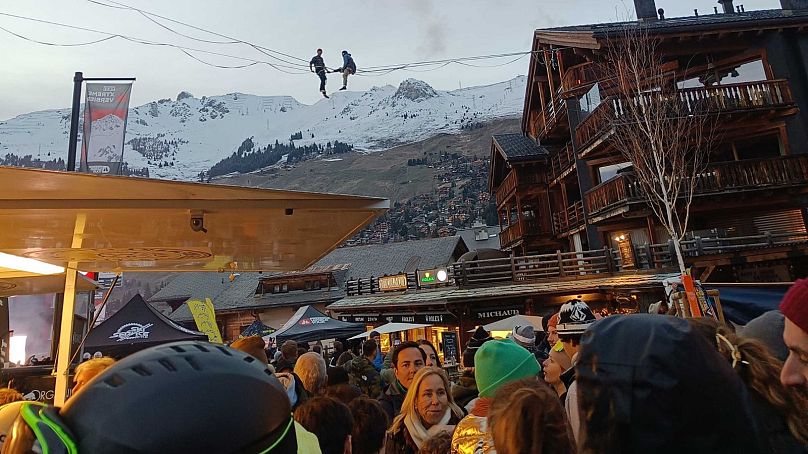 Podczas Freeride World Tour w Verbier panowała wspaniała świąteczna atmosfera.