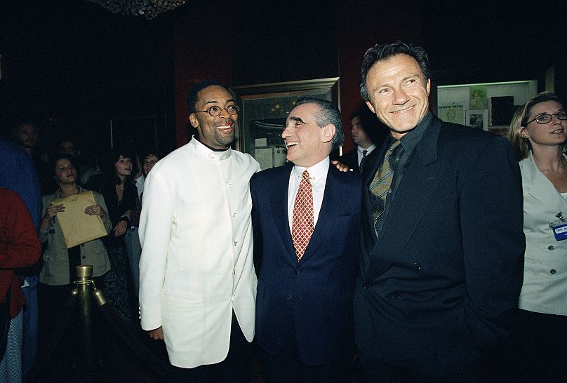 Scorsese z przyjaciółmi Spike'iem Lee i Harveyem Keitelem