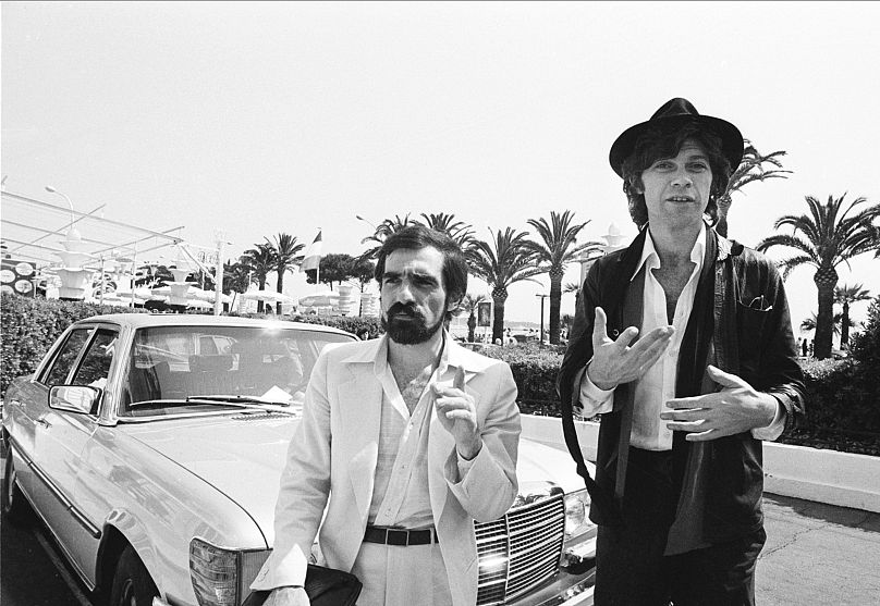 Reżyser Martin Scorsese (po lewej) i Robbie Robertson biorą udział w 31. Międzynarodowym Festiwalu Filmowym w Cannes w Cannes we Francji, gdzie zaprezentują 