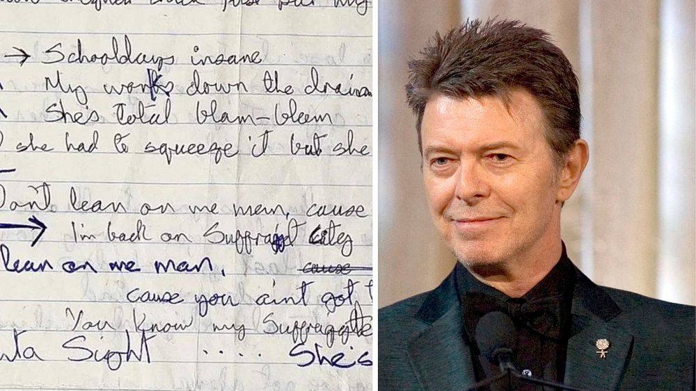 Odręcznie napisany tekst Davida Bowiego ma zostać sprzedany na aukcji za 115 000 euro