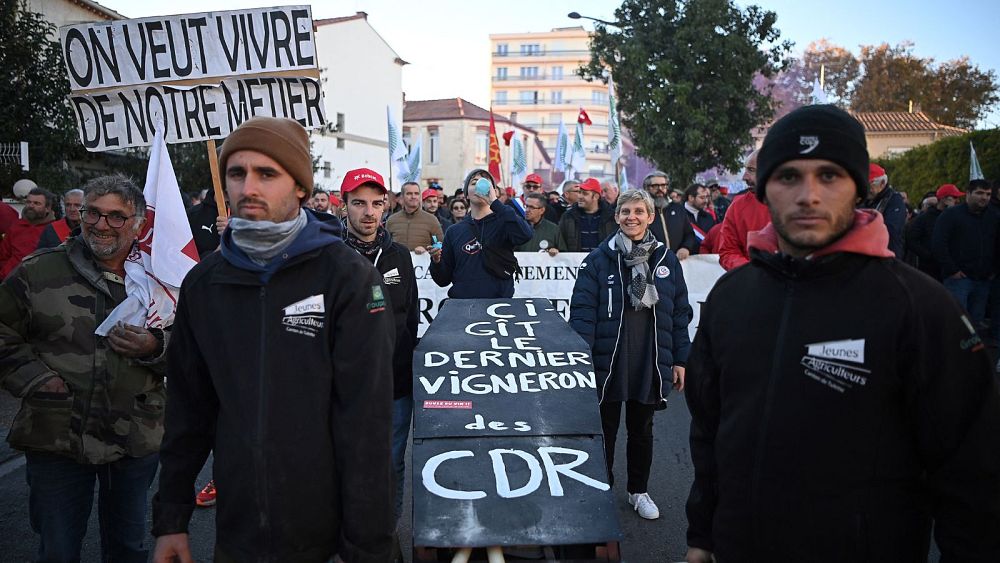 Grona gniewu: francuscy winiarze protestują przeciwko rządowej propozycji cen minimalnych