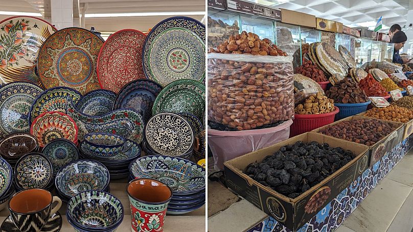 Siyob Bozor to największy bazar w Samarkandzie.