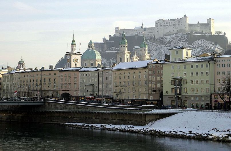 Widok na Salzburg – jedno z najbardziej charakterystycznych austriackich miast