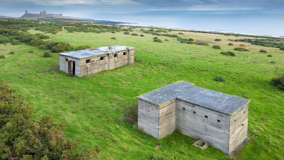 Chain Home low radar station in Craster, Northumberland.