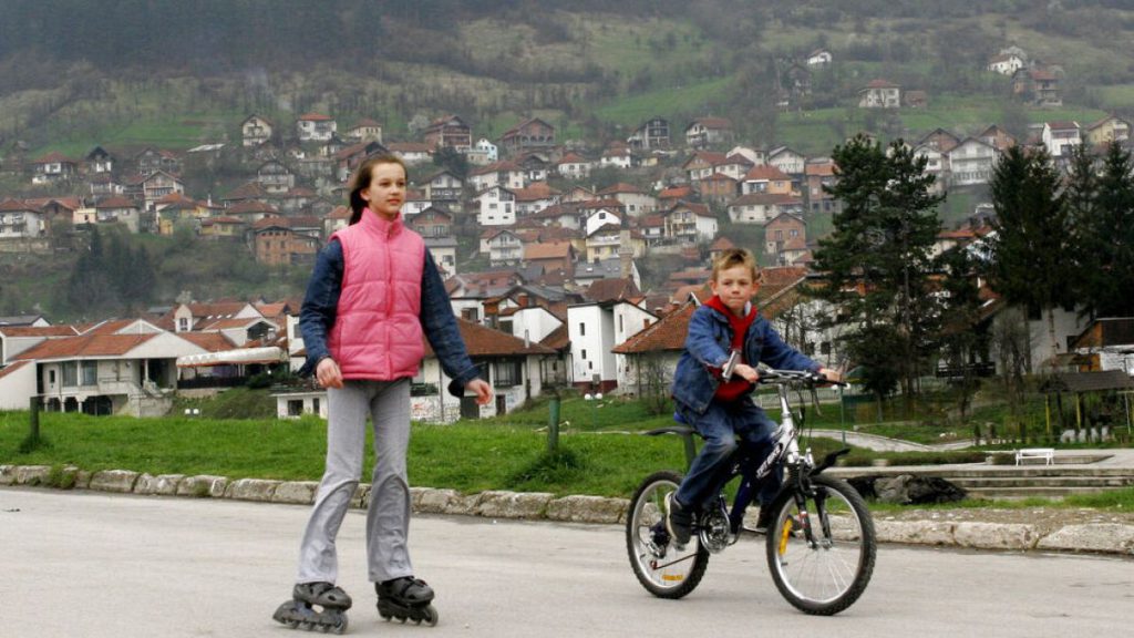 A view of Visocica hill near the central Bosnian town of Visoko,some 30 km (18 miles) north of the Bosnian capital Sarajevo, Thursday, April 13, 2006.