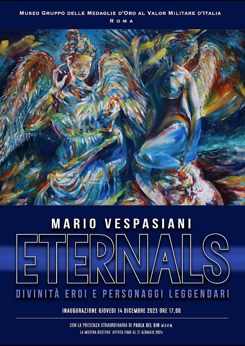 Plakat do wystawy „Eternals”.