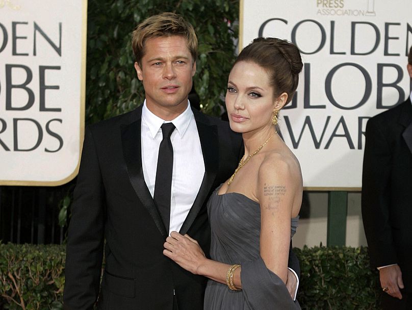 Brad Pitt i Angelina Jolie w 2016 r.