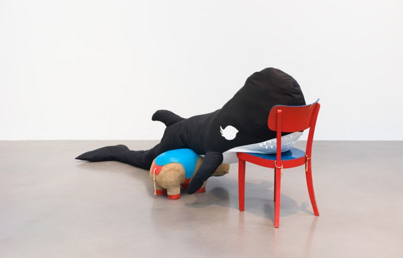 Cosima von Bonin, Orka z długimi rzęsami I (wersja nosorożca) (2018)