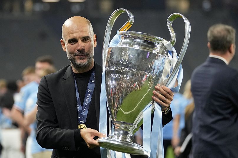 Pep Guardiola jako menadżer Manchesteru City zdobył swoje pierwsze trofeum Ligi Mistrzów