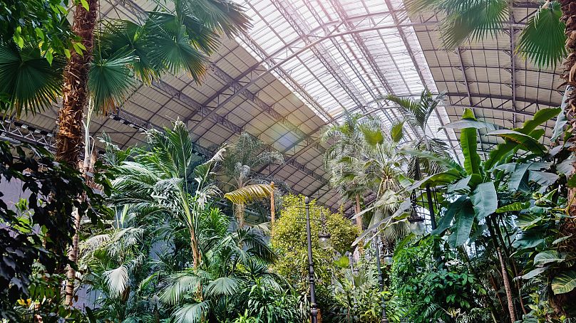 Estación de Atocha w Madrycie, Hiszpania.