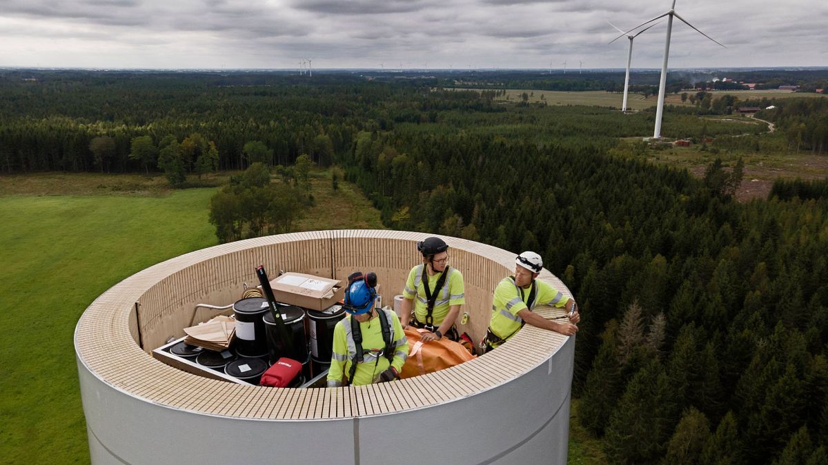 Swedish start-up Modvion is making wind towers out of wood.