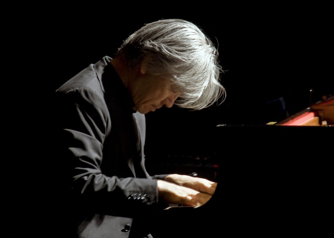 Maestro Ryuichi Sakamoto występuje w Auditorium w Rzymie, środa, 28 października 2009.