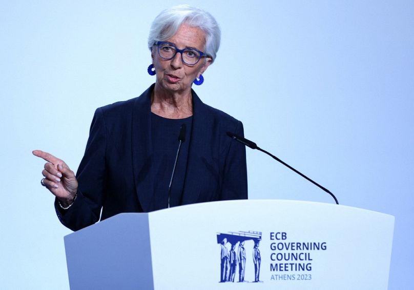 Christine Lagarde, prezes EBC, spodziewa się dalszego wzrostu inflacji