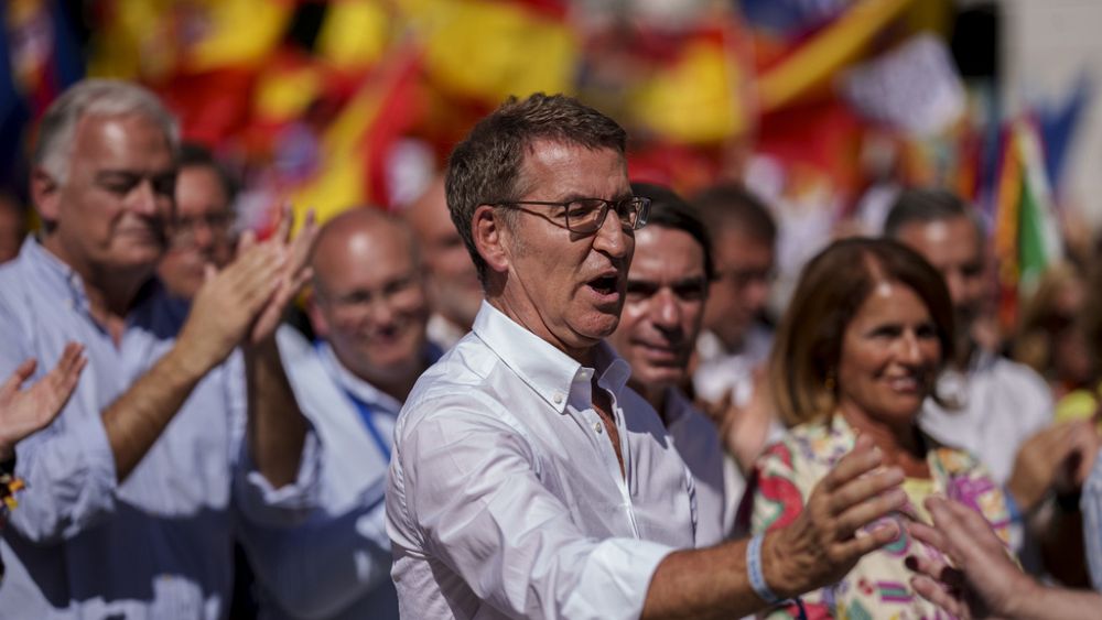 Demonstranci protestują w Madrycie przeciwko amnestii dla katalońskich separatystów