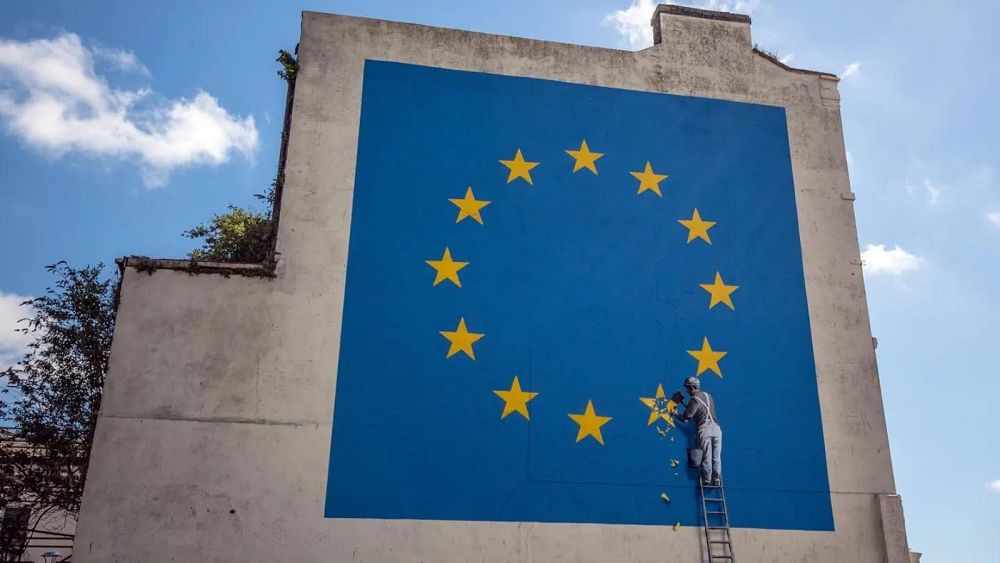 Mural Banksy'ego dotyczący Brexitu zniszczony w Wielkiej Brytanii