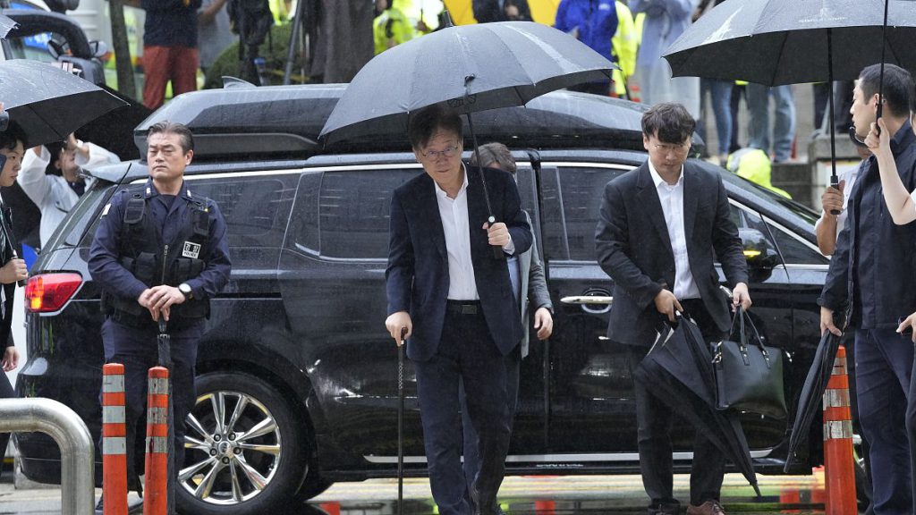 South Korean opposition leader Lee Jae-myung on 2 January 2024 in Busan, South Korea.