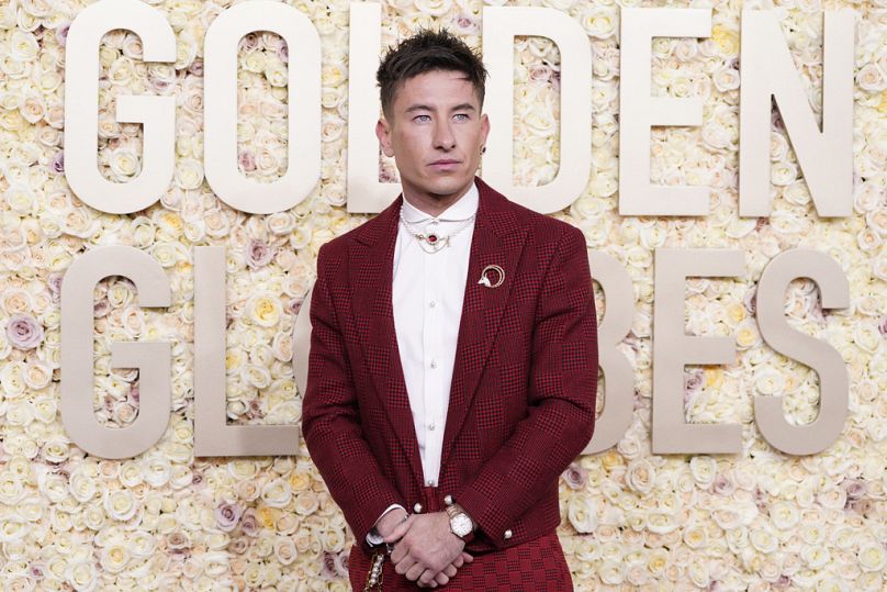 Barry Keoghan pojawi się na 81. ceremonii wręczenia Złotych Globów w niedzielę, 7 stycznia 2024 r. w hotelu Beverly Hilton w Beverly Hills w Kalifornii.