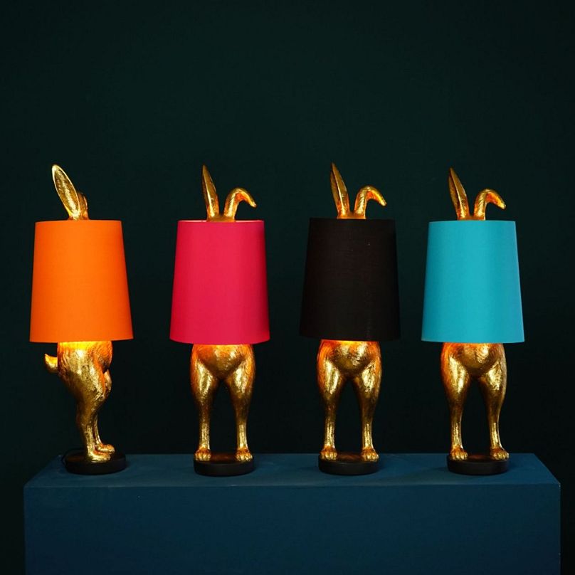 Lampa stołowa „Hiding Bunny” autorstwa Wernera Vossa