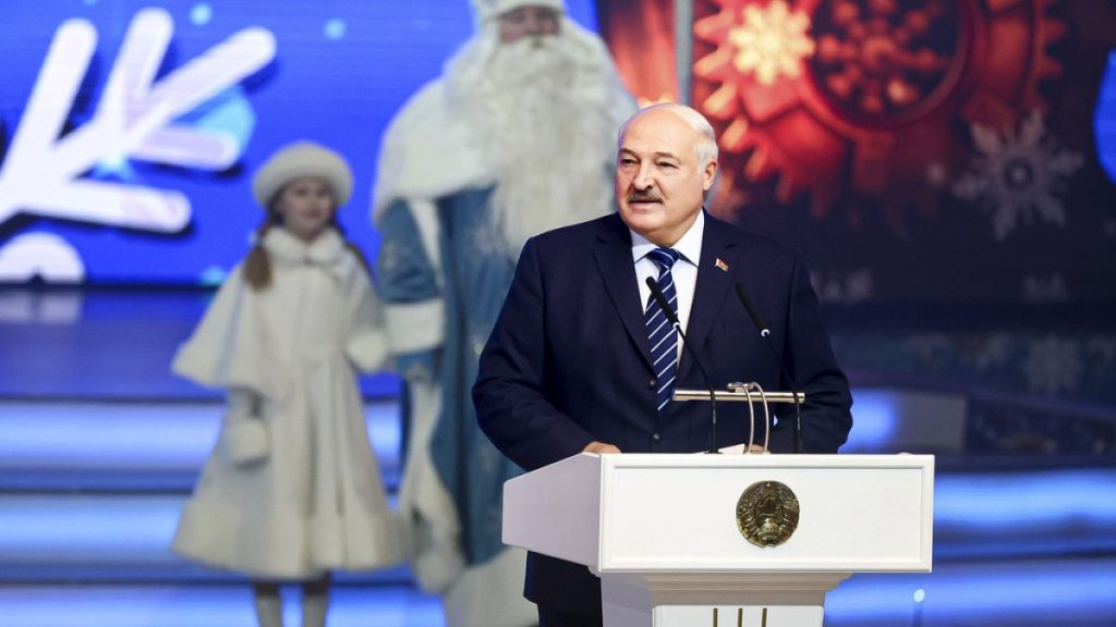 Belarus President Alexander Lukashenko pictured in December