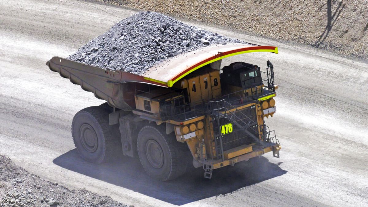 Ore is hauled from the Kennecott