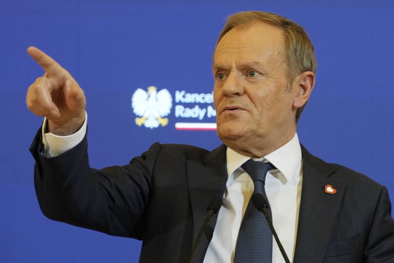 Nowy premier Polski Donald Tusk.