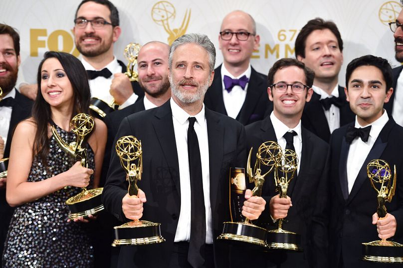 Jon Stewart wraz z obsadą i ekipą odbierze nagrodę Emmy za wybitny serial rozrywkowy 