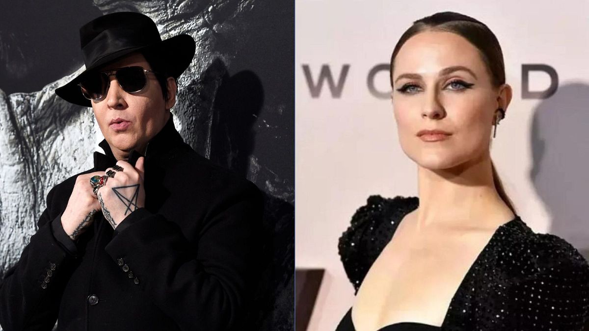 Marilyn Manson (left) has been ordered to pay Evan Rachel Wood’s legal fees after defamation suit is dismissed