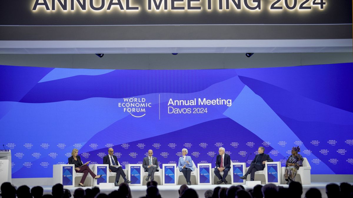 World leaders meeting in Davos in 2024