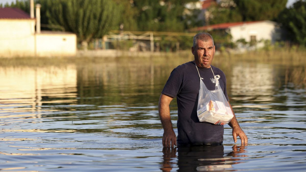 Severe storm wave named «Daniel» hit Thessaly