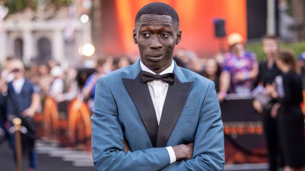 TikTok superstar Khaby Lame to make acting debut in James Bond spoof - pictured here last year at the Oppenheimer premiere in London
