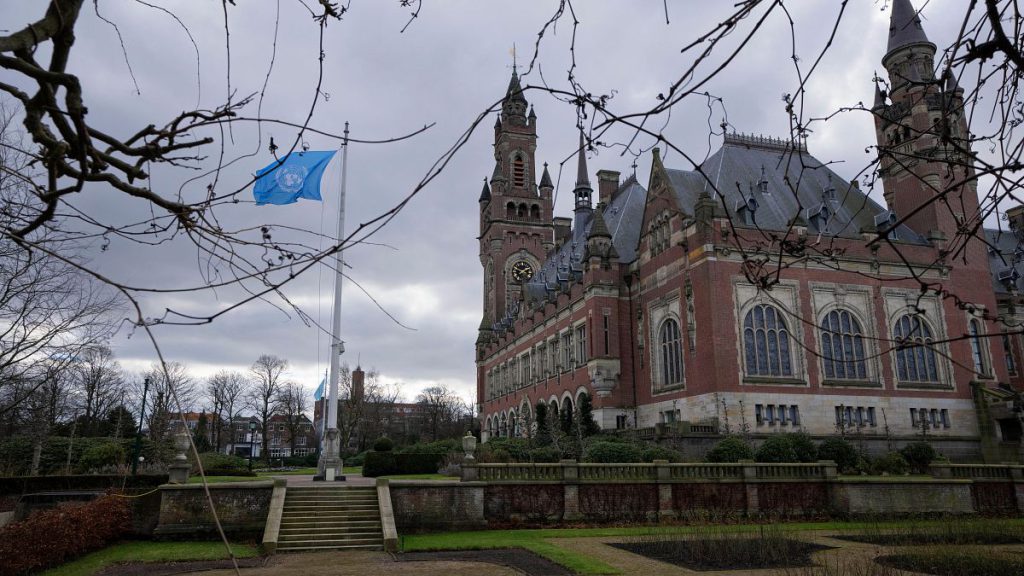 A view of the Peace Palace housing the International Court of Justice, the United Nations