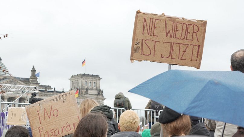 Protesty przeciwko skrajnej prawicy, Berlin, 3 lutego 2024 r