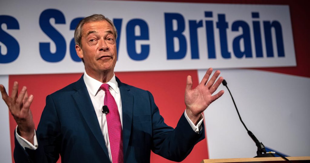 Czy król Brexitu Nigel Farage jest odpowiedzią na nieszczęścia torysów?