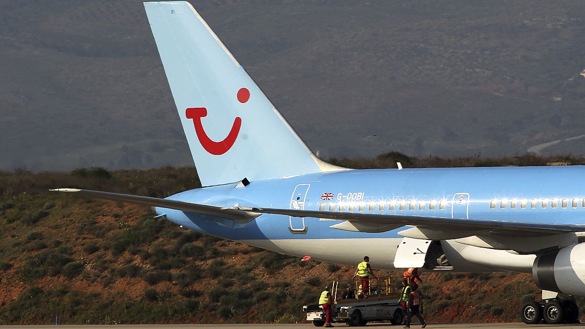 Plane with TUI logo (file photo)